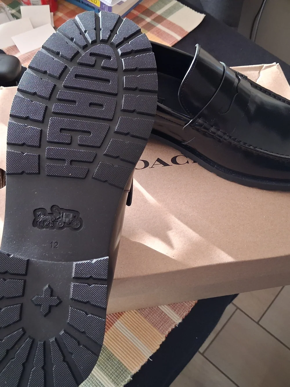 *Coach mens loafers Size 12